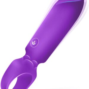 Bullet Vibrator Adult Toy - Female Sex Toys with 10 Vibration Modes, Mini G Spot Vibrator for Nipple Clitoral Stimulation, Discreet and Portable for Travel, Adult Sex Toys & Games (Purple)
